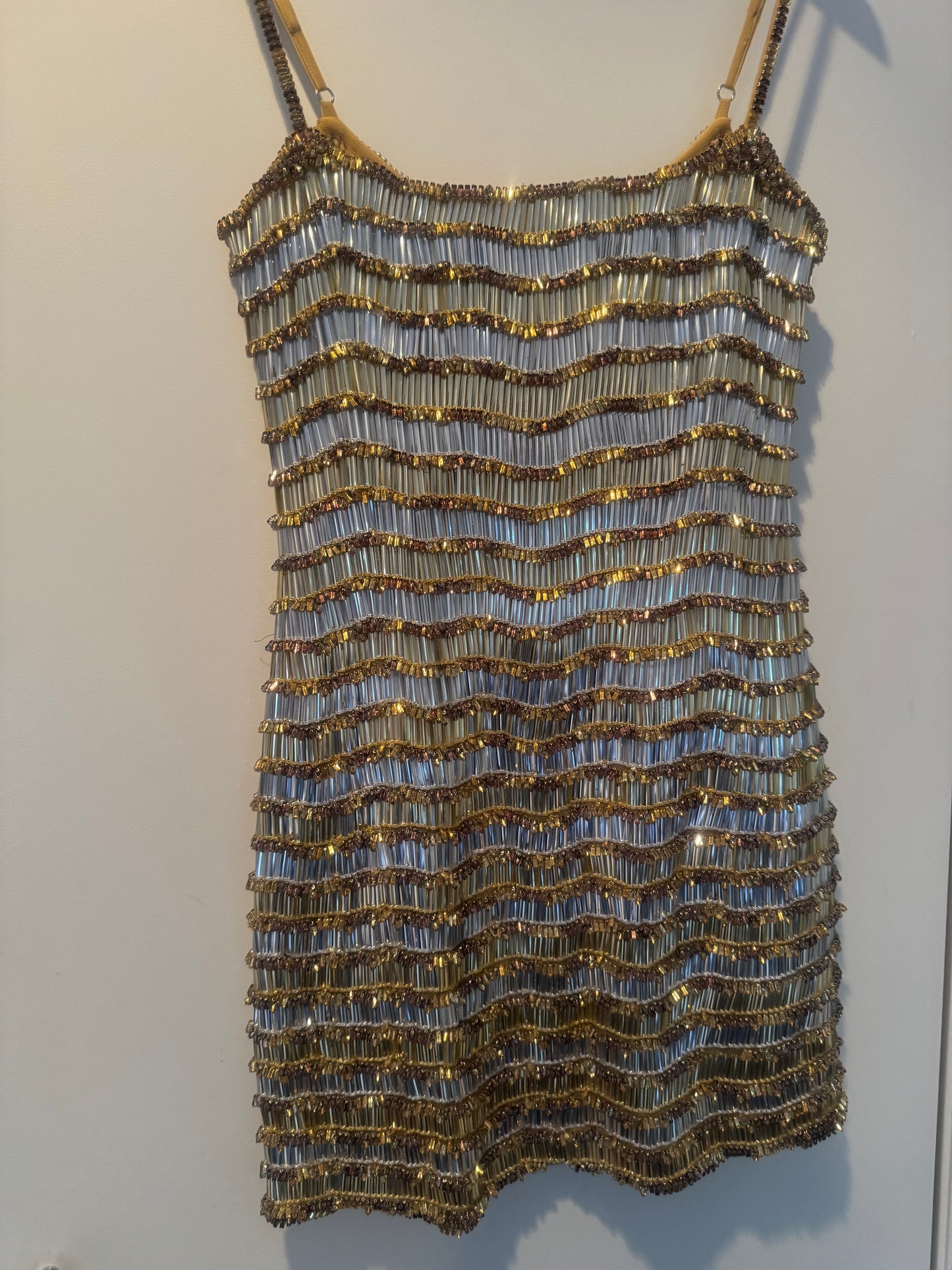 Rachel Gilbert Zeph Embellished Mini Dress - Size 1 (Only Worn Once)