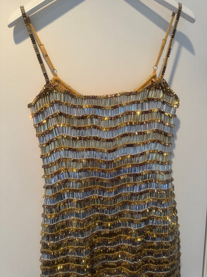 Rachel Gilbert Zeph Embellished Mini Dress - Size 1 (Only Worn Once)