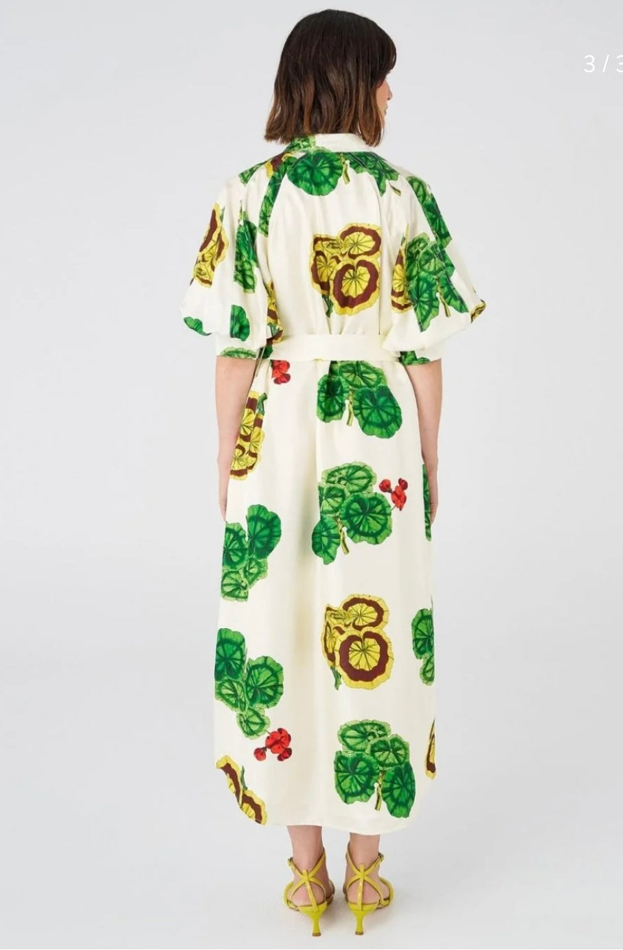 Oroton Geranium Silk Dress - Size 8 (Like New)