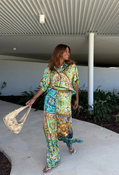 Alemais Dreamer Shirt & Pant Set - Size 6 (Oversized)