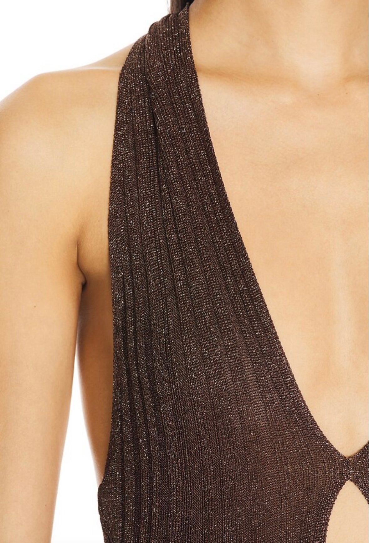 Misha Echo Sleeveless Knit Espresso Dress - Size XS (Brand New)