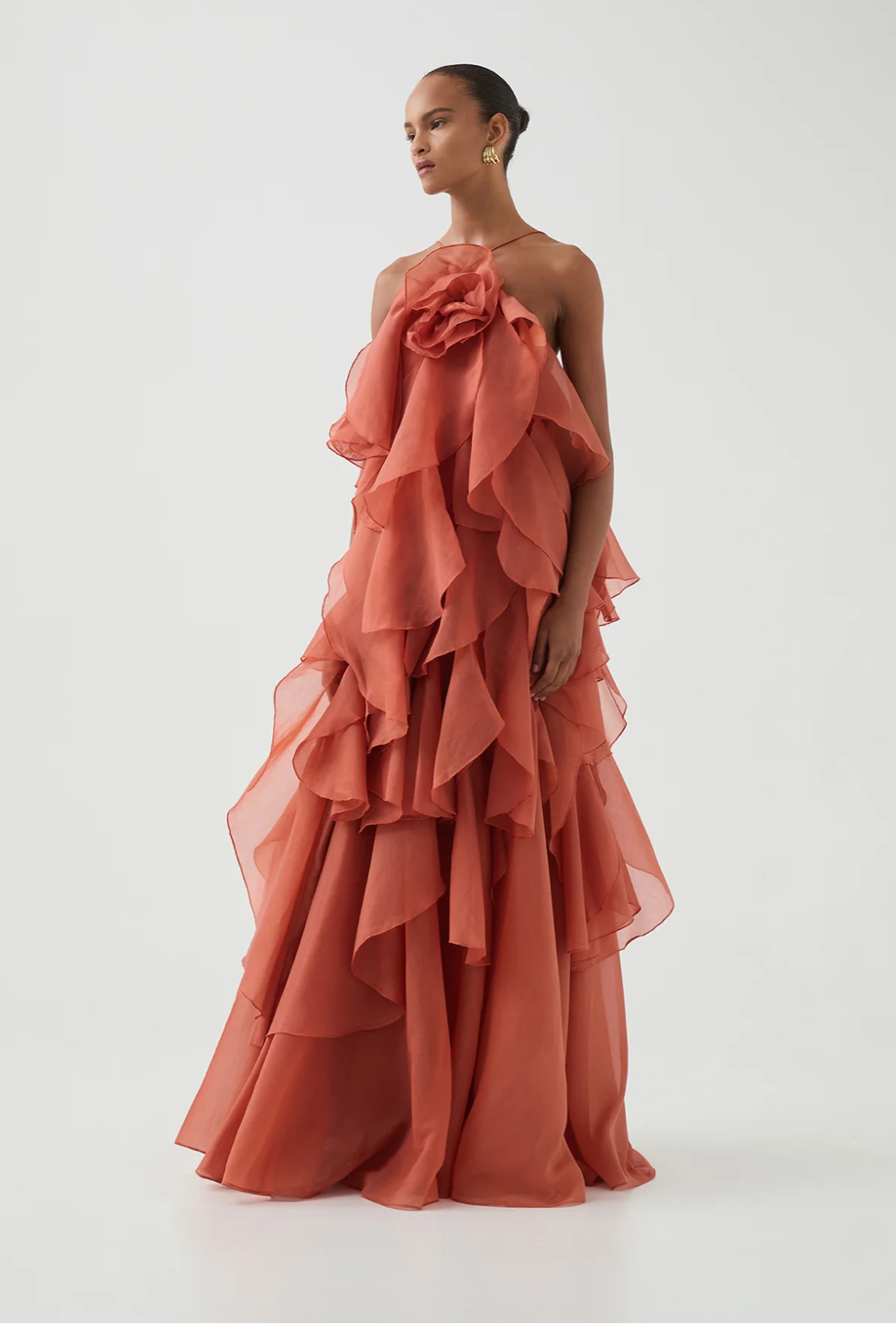 Aje. Pandorea Layered Maxi Dress - Size 8