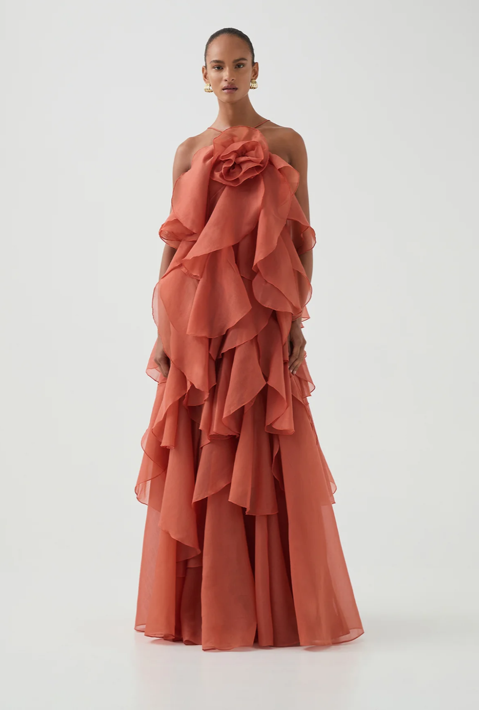 Aje. Pandorea Layered Maxi Dress - Size 8