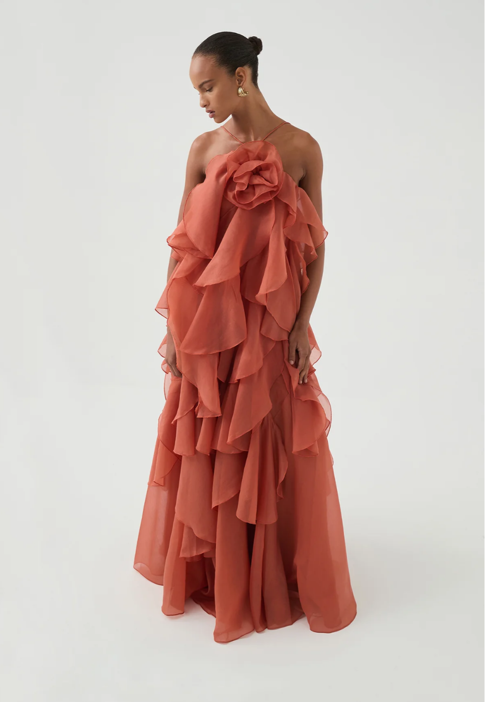 Aje. Pandorea Layered Maxi Dress - Size 8