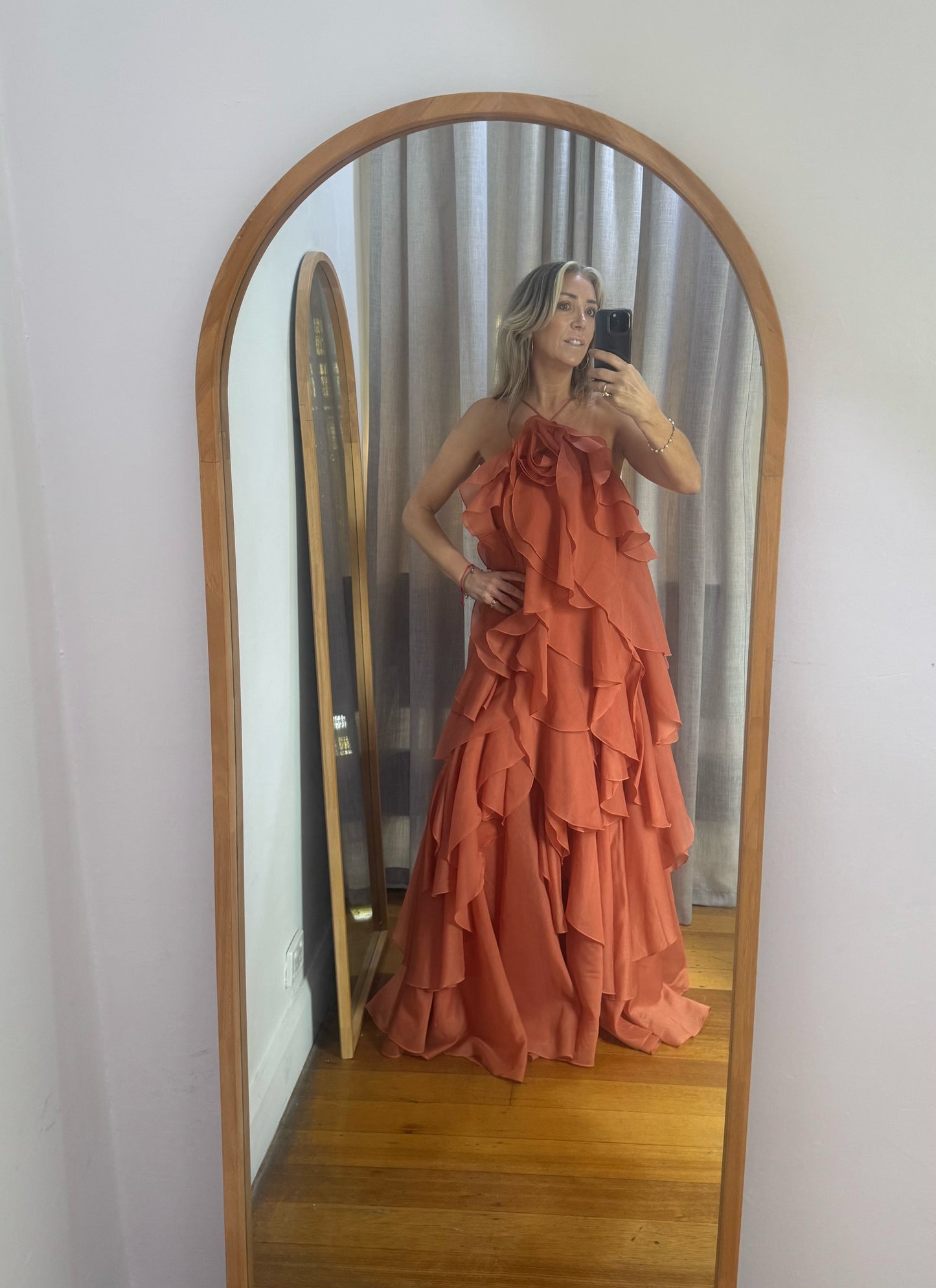 Aje. Pandorea Layered Maxi Dress - Size 8