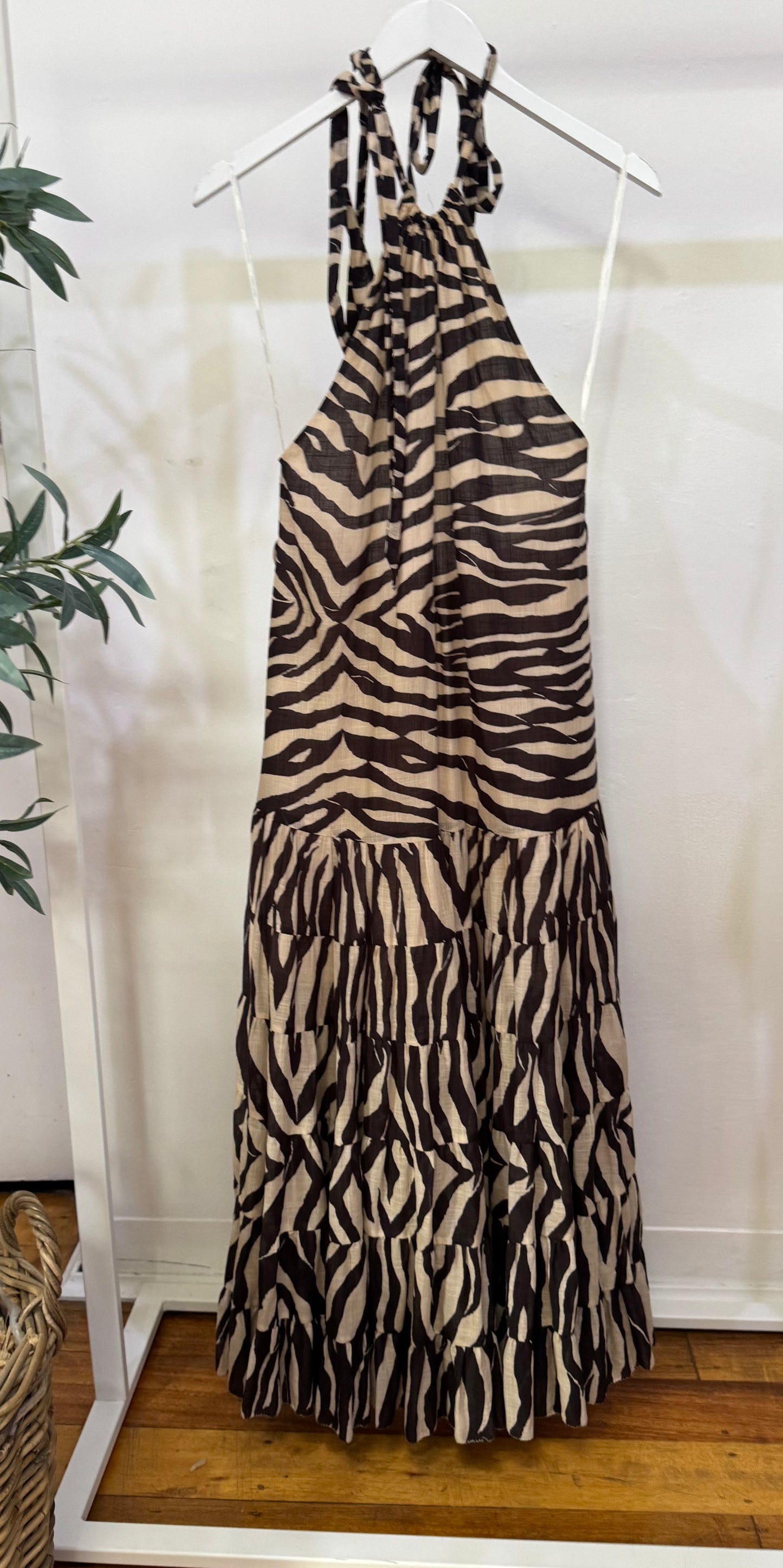 Zimmermann Juniper Halter Tie Dress - Size 0