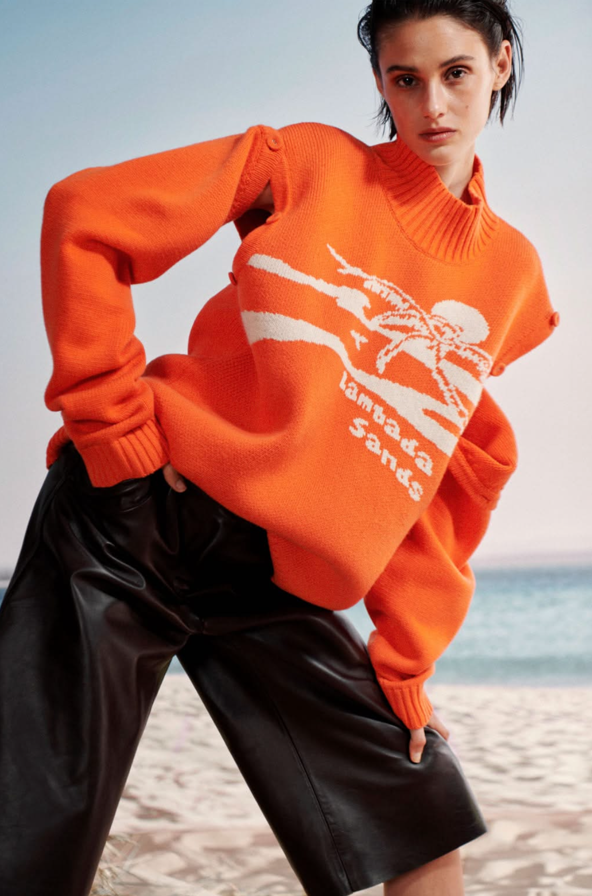 Christopher Esber Lambada Sands Oversized Knit Sweater - Size S