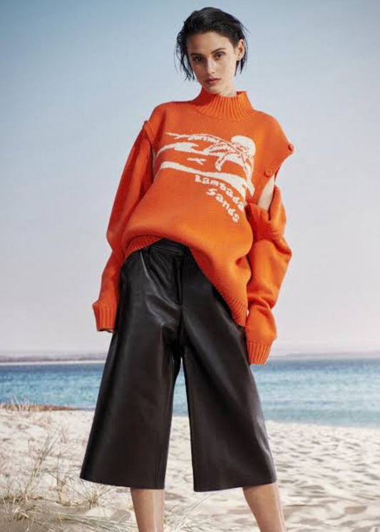 Christopher Esber Lambada Sands Oversized Knit Sweater - Size S