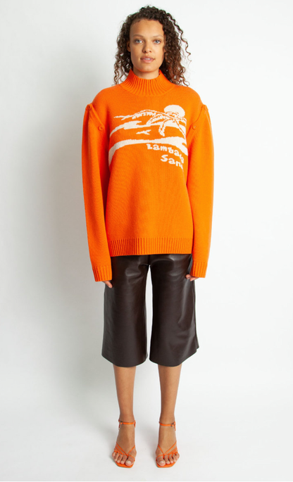 Christopher Esber Lambada Sands Oversized Knit Sweater - Size S