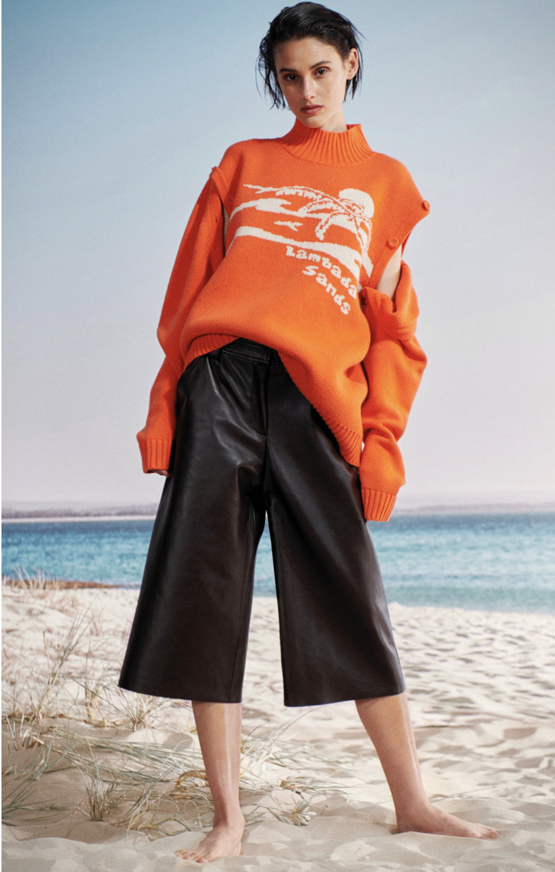Christopher Esber Lambada Sands Oversized Knit Sweater - Size S
