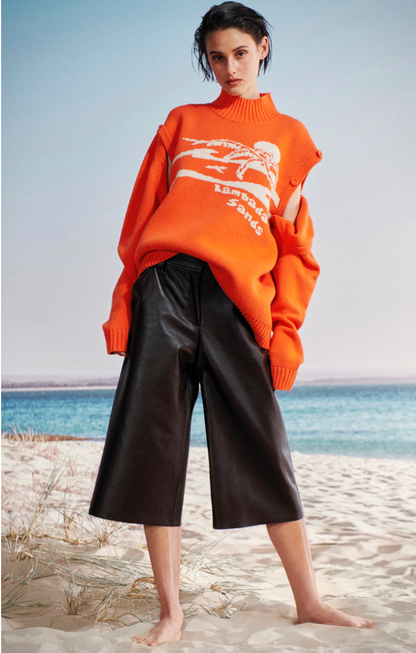 Christopher Esber Lambada Sands Oversized Knit Sweater - Size S