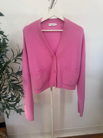 Scanlan Theodore Cashmere Pink Cardigan - Size S