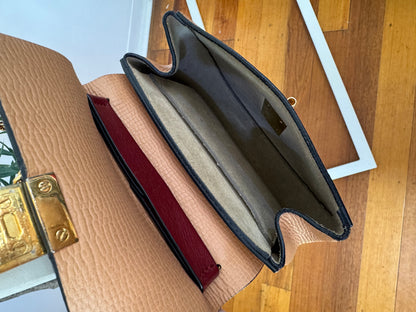 Chloe Drew Leather & Chain Cross Body Bag