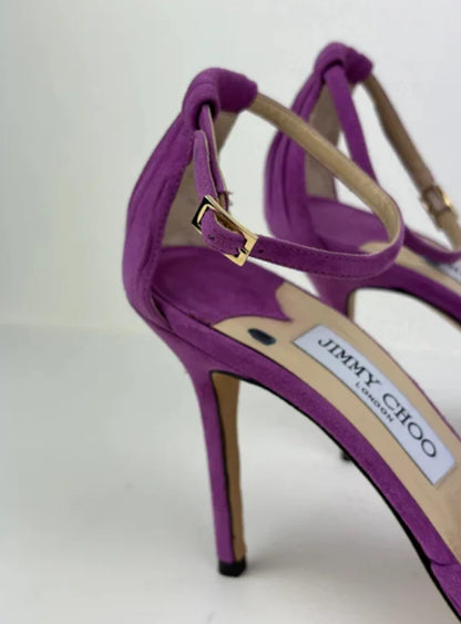 Jimmy Choo Marion Suede Platfrom Heels - Size 37