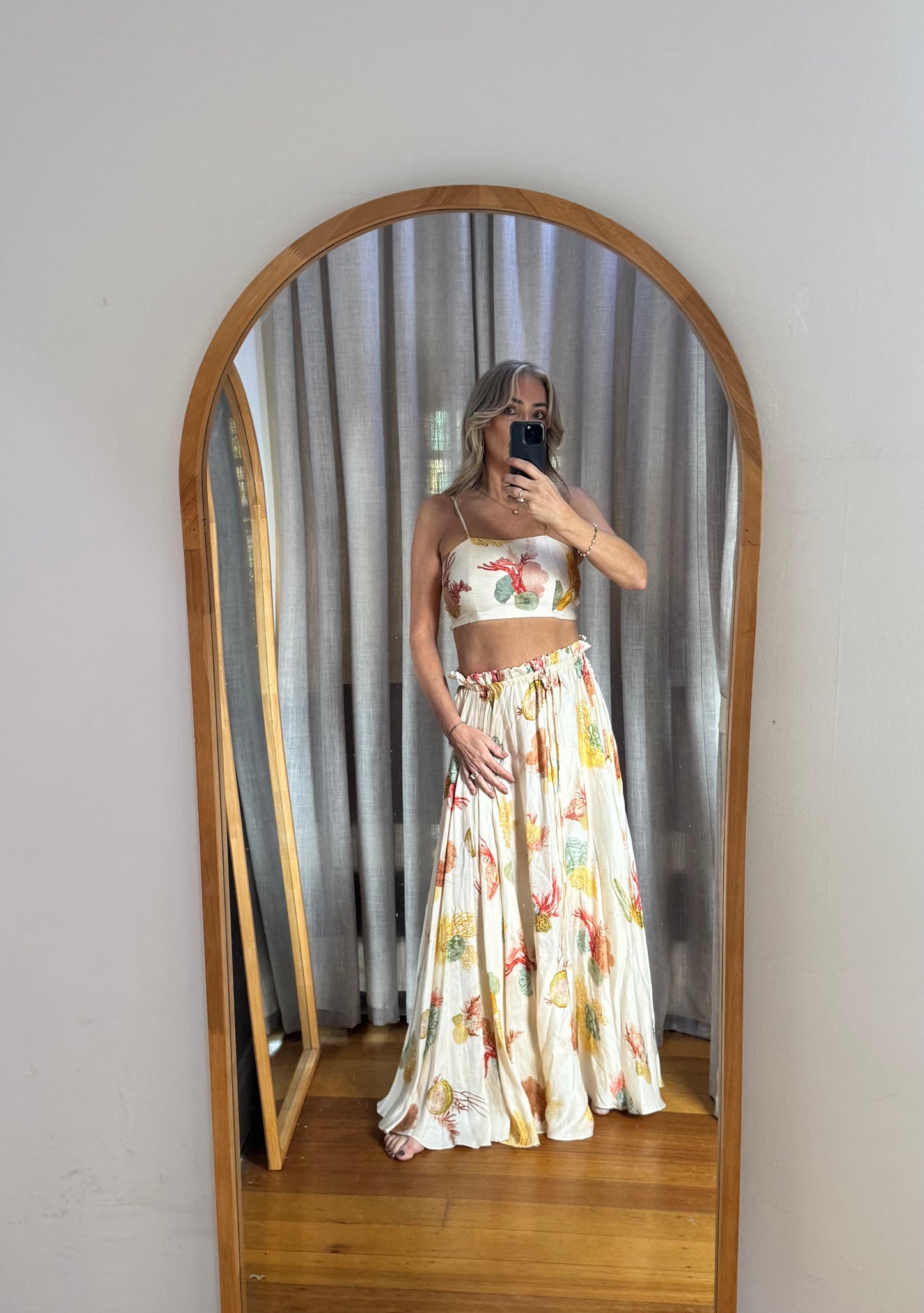 Rooh Collective La Mer Summer Crop Top - Size M (Brand New)