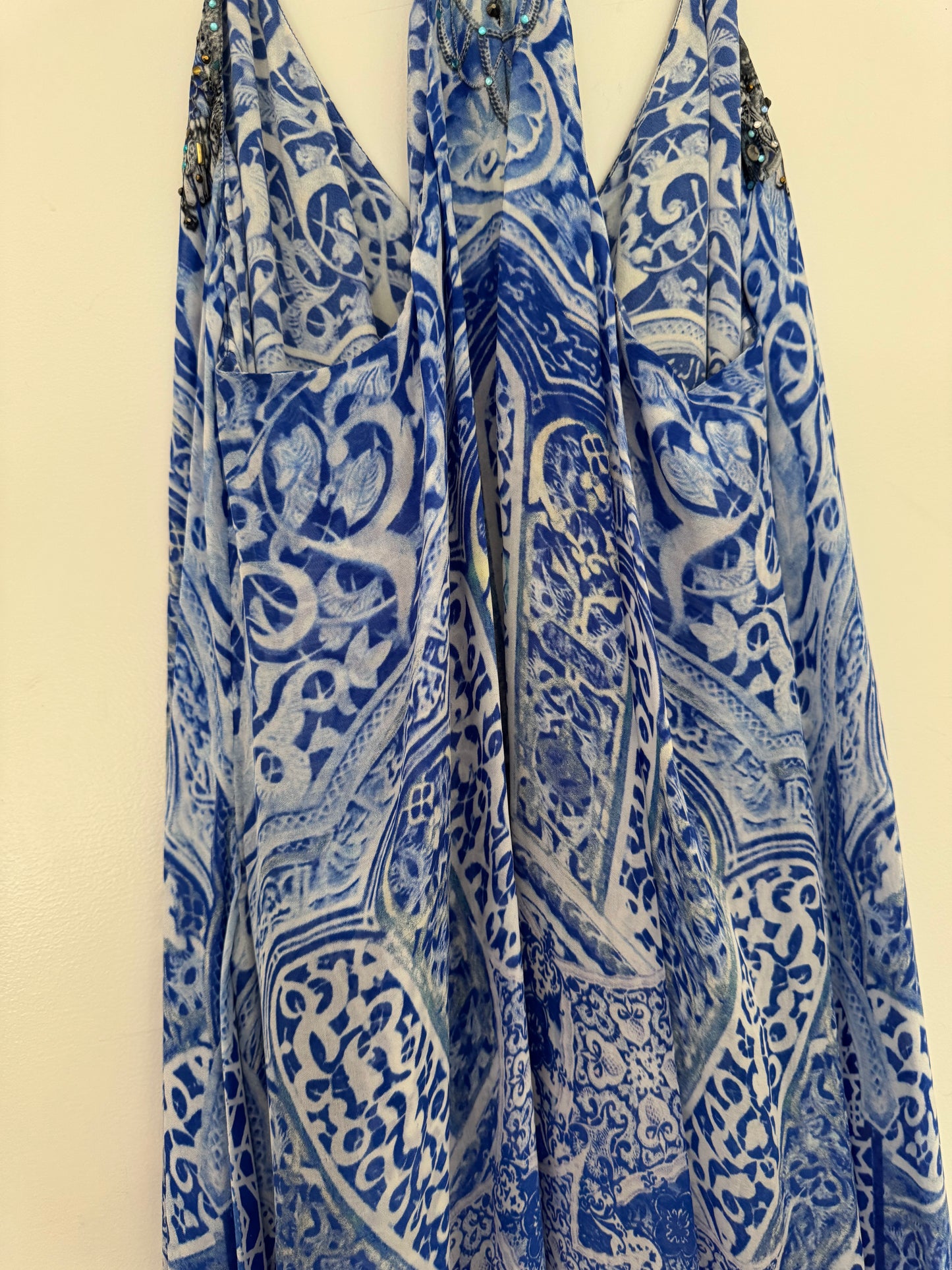 Camilla 100% Silk Bosphorus Panelled Dress  - Size 2