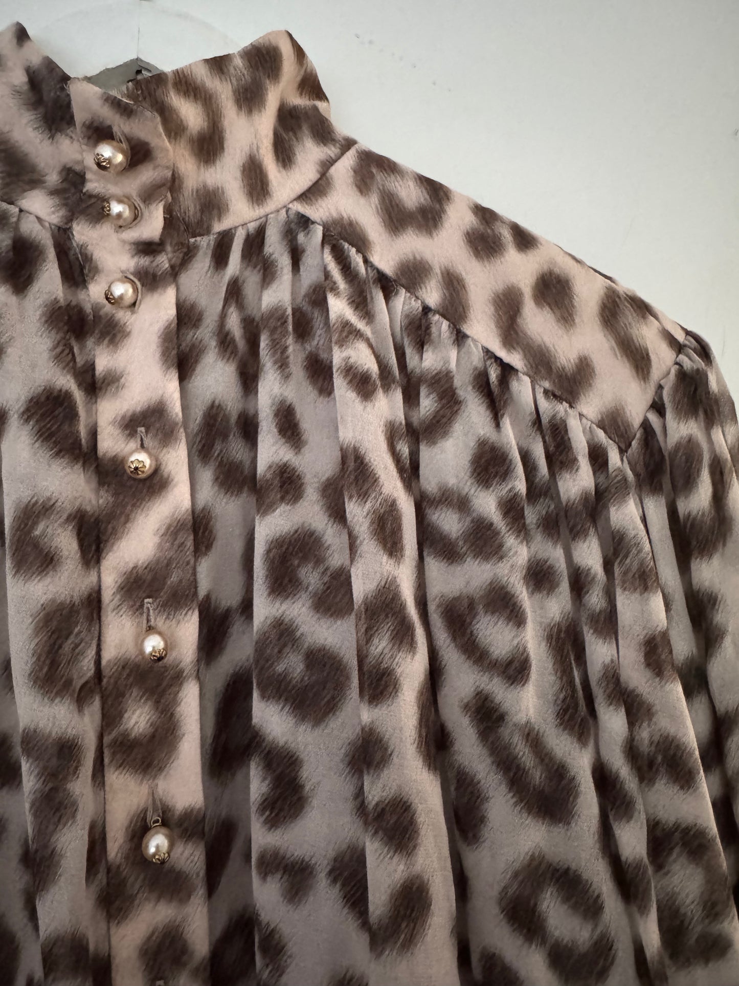 Zimmermann Leopard Dancer Lantern Blouse - Size 1