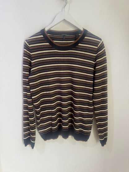 Scotch & Soda Navy & Gold KKnit Sweater - Size L