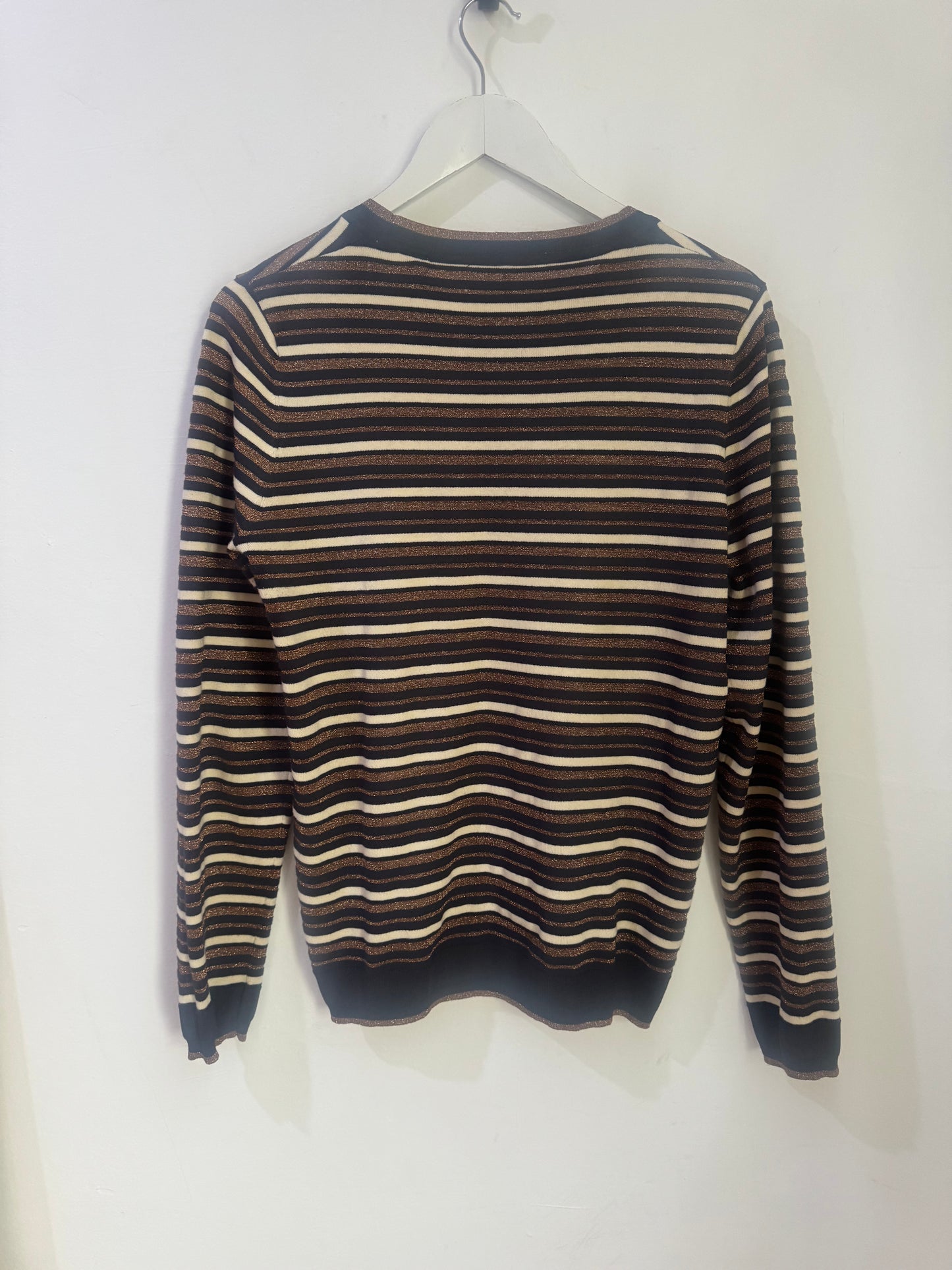 Scotch & Soda Navy & Gold KKnit Sweater - Size L
