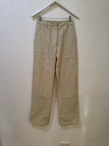 Christopher Esber Cotton Beige Pants - Size 6