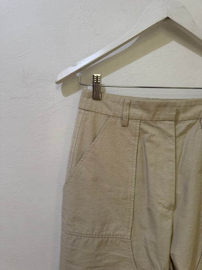 Christopher Esber Cotton Beige Pants - Size 6