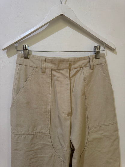 Christopher Esber Cotton Beige Pants - Size 6