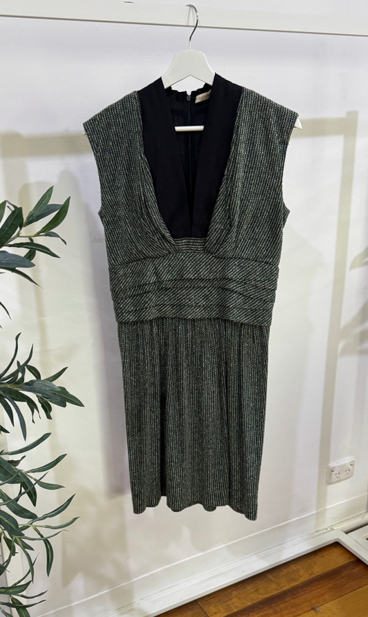 Balenciaga Silk Blend Shift Dress - Size 40