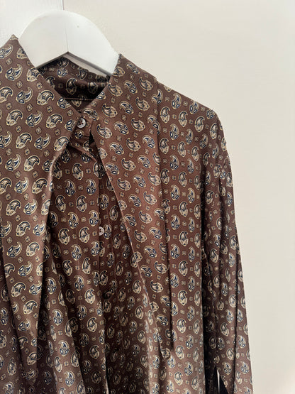 Scanlan & Theodore Paisley Silk Shirt - Size 12