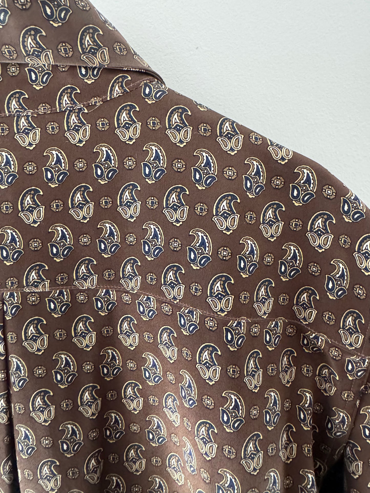 Scanlan & Theodore Paisley Silk Shirt - Size 12