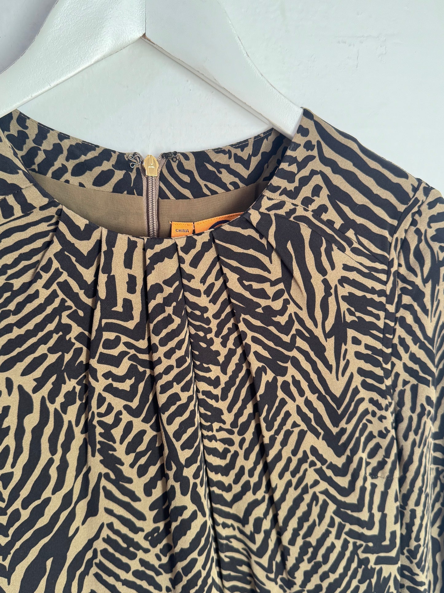 Tory Burch Green & Black Silk Dress - Size 4