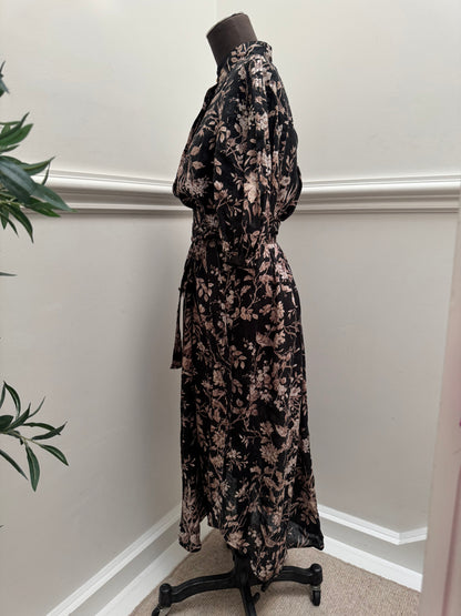 Zimmermann Mockingbird Linen Belted Midi Dress - Size 1