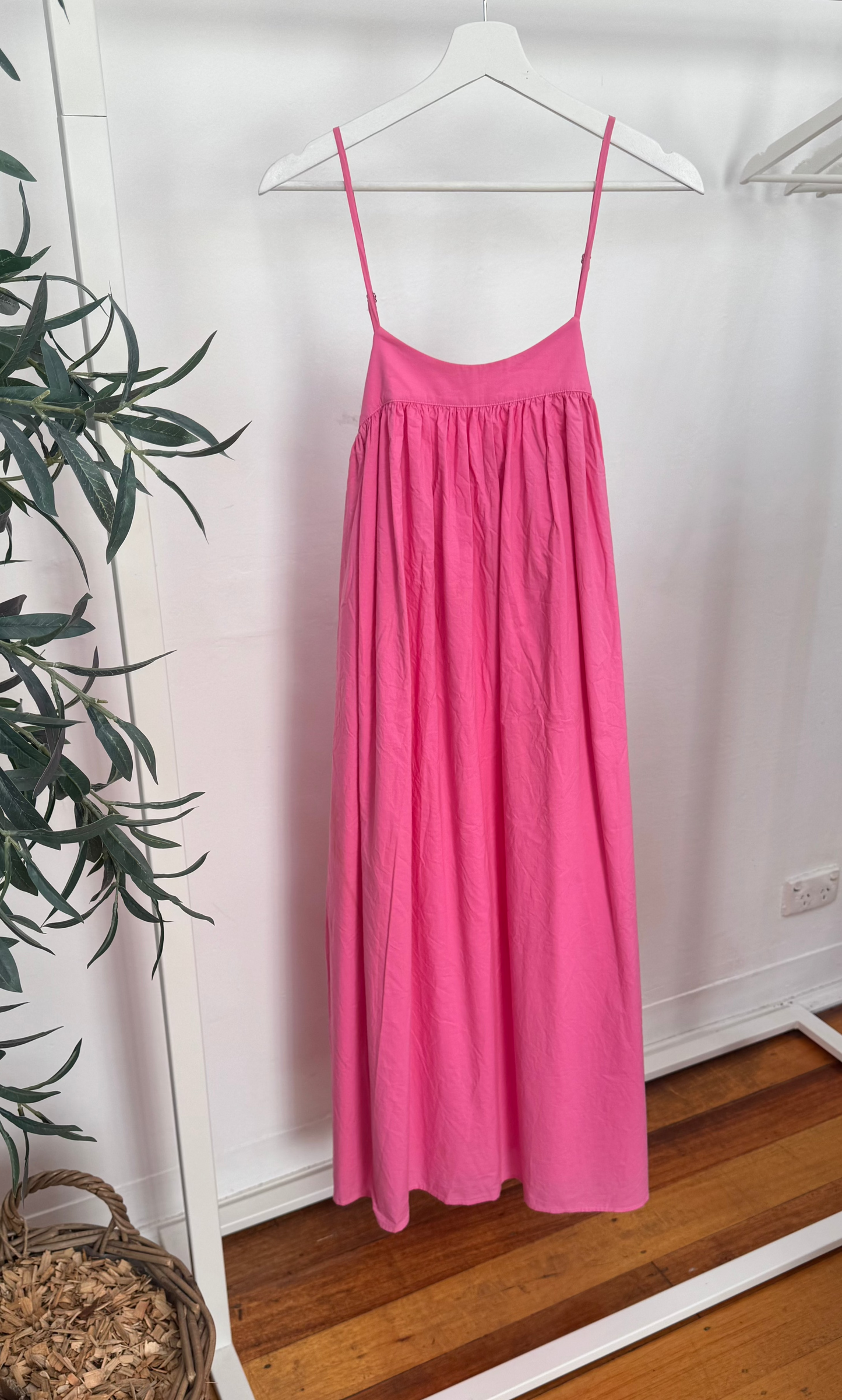 RAEF the Label Pink Frenchie Cotton Sundress - Size 10