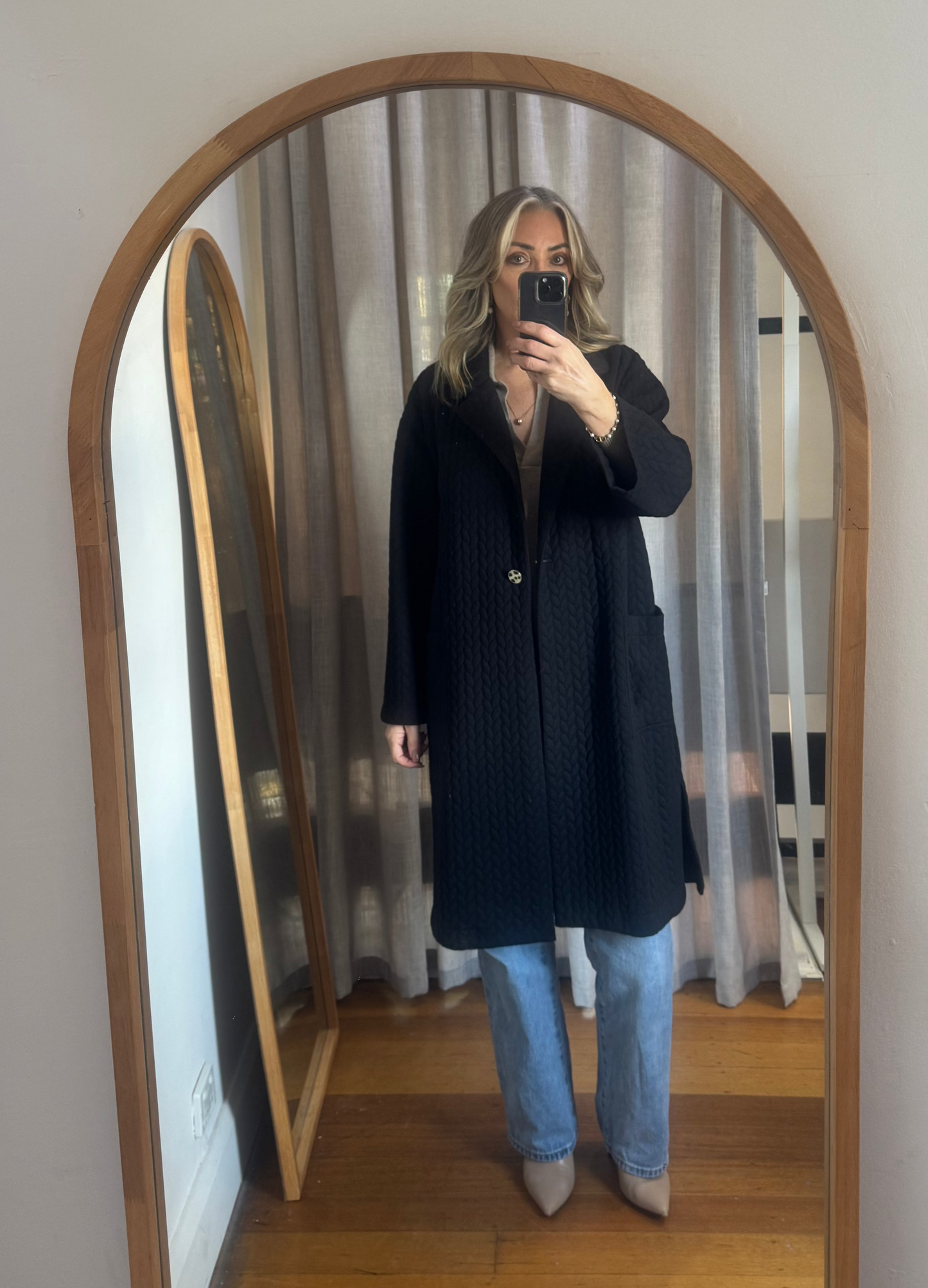 Curate by Trelise Cooper Quilted Coat - Size M