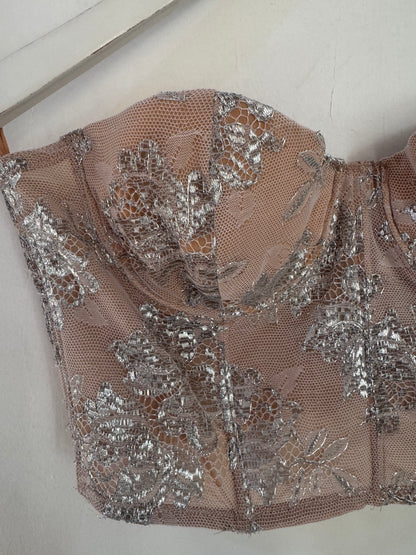Scanlan Theodore Lace Bustier - Size 8