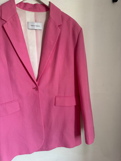 Scanlan Theodore Linen Blend Blazer - Size 12