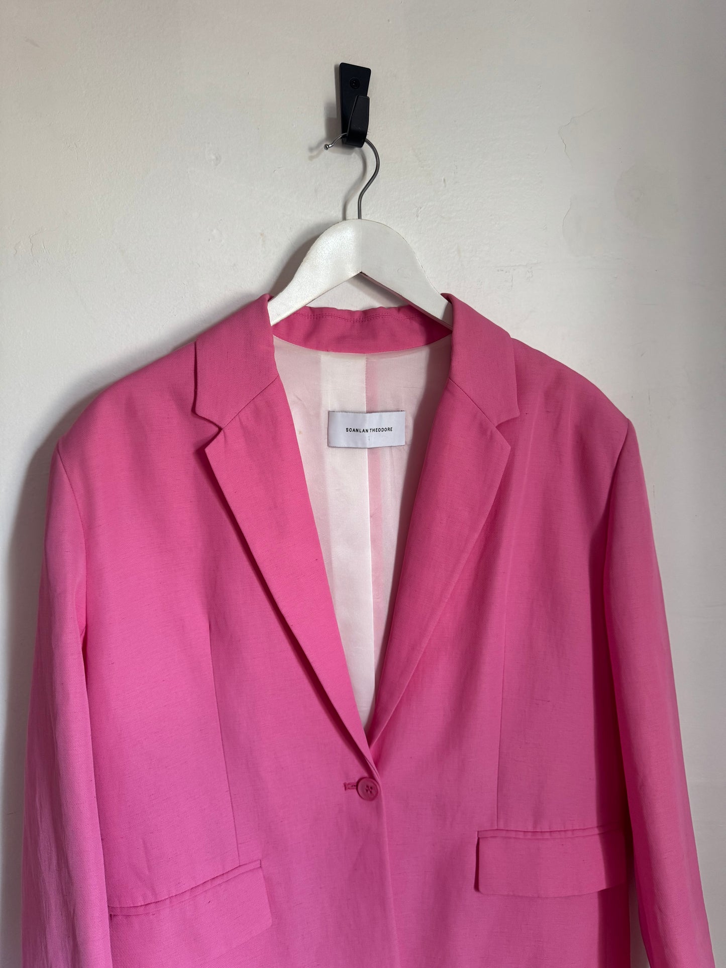 Scanlan Theodore Linen Blend Blazer - Size 12