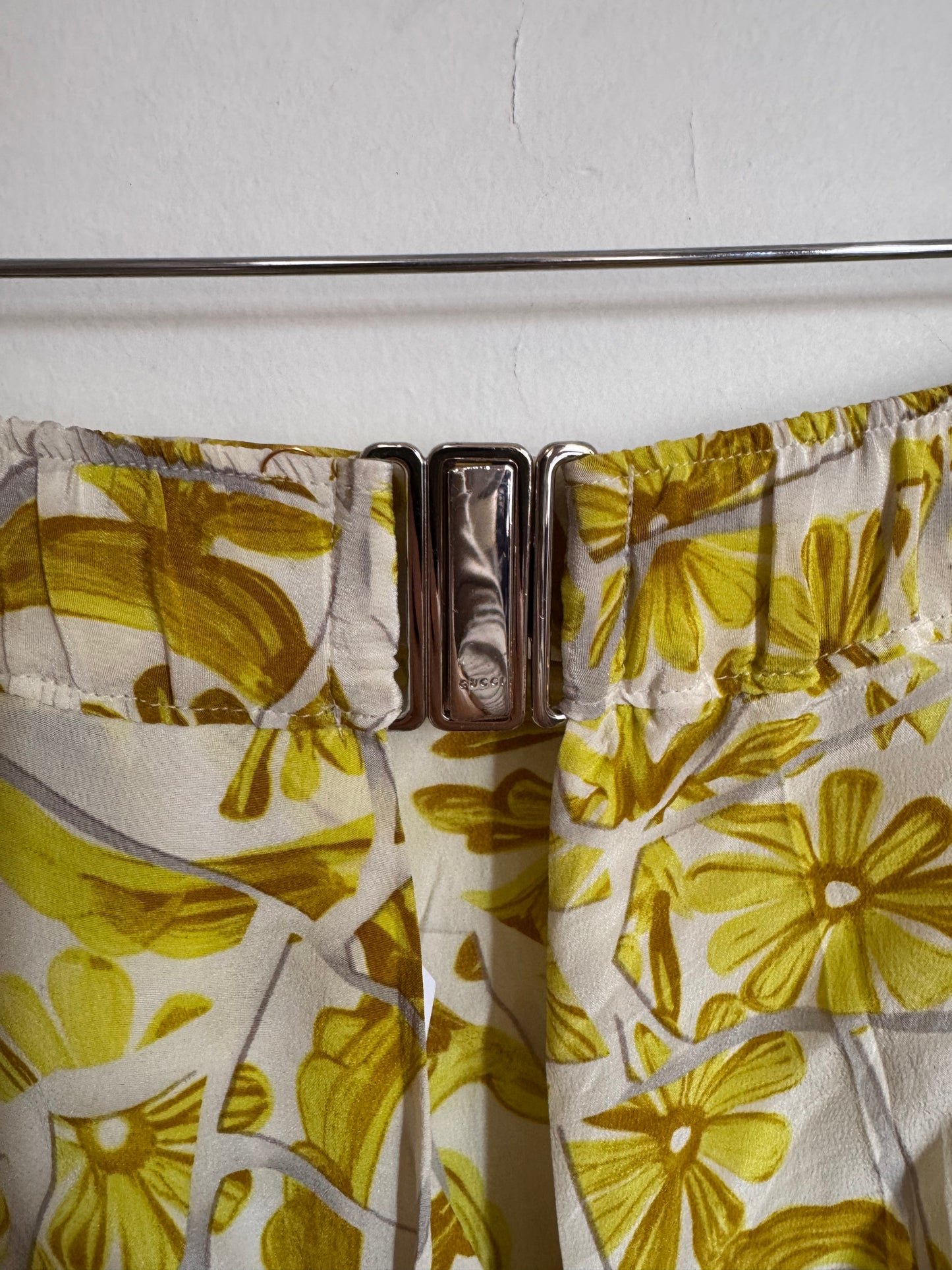 Gucci Silk Floral Strapless Dress - Size 10