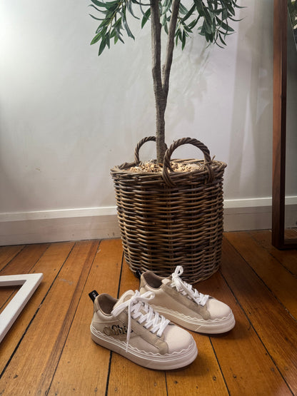 Chloe Lauren Sneaker with Logo - Size 35