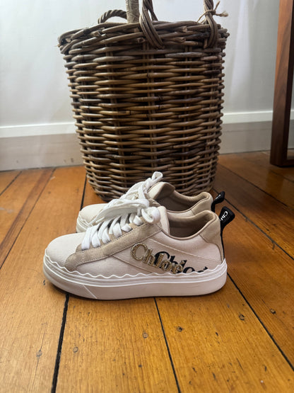Chloe Lauren Sneaker with Logo - Size 35