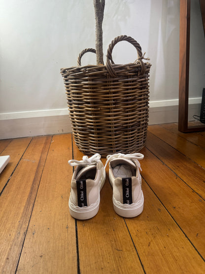 Chloe Lauren Sneaker with Logo - Size 35