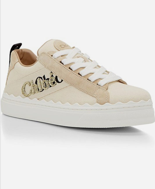 Chloe Lauren Sneaker with Logo - Size 35