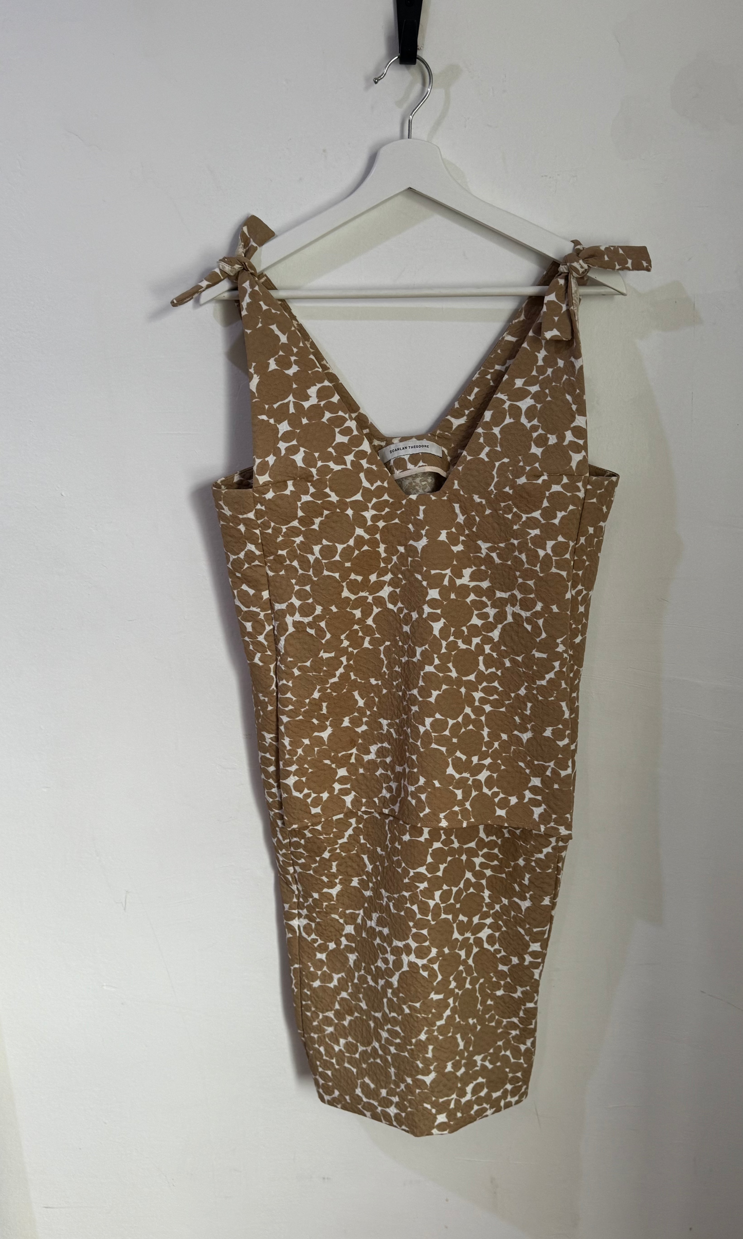 Scanlan Theodore Tie Shoulder Dress with Pockets - Size 8