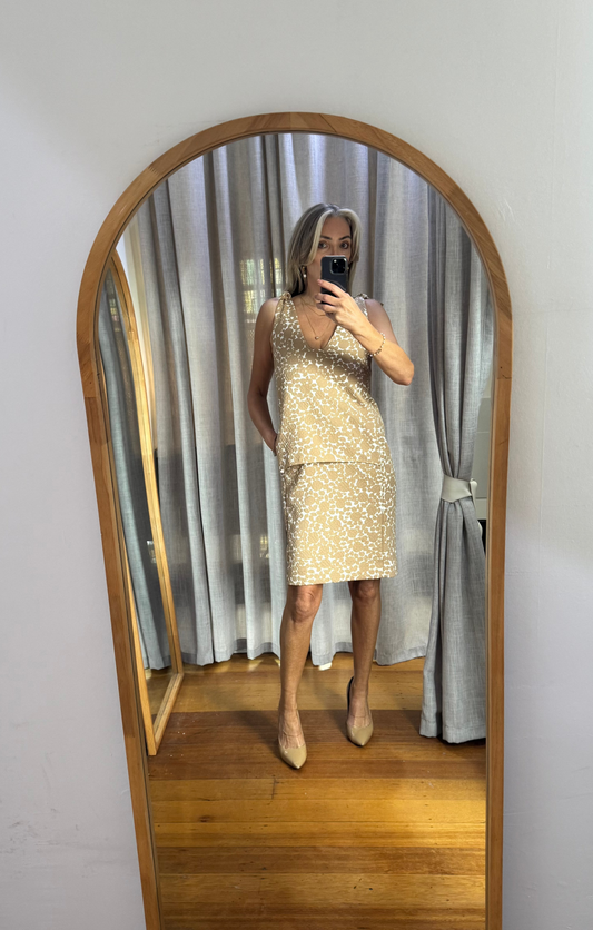 Scanlan Theodore Tie Shoulder Dress with Pockets - Size 8