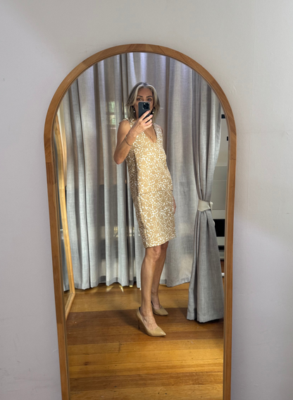 Scanlan Theodore Tie Shoulder Dress with Pockets - Size 8