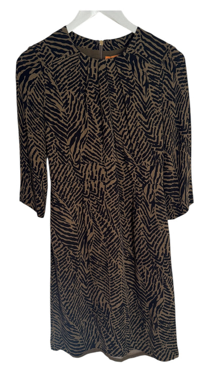 Tory Burch Green & Black Silk Dress - Size 4