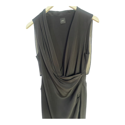Husk Silk Drape Dress - Size 2
