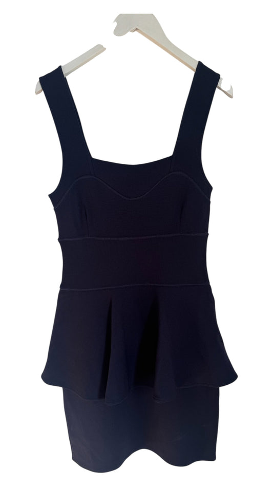 Alannah Hill Navy Crepe Knit Dress - 12