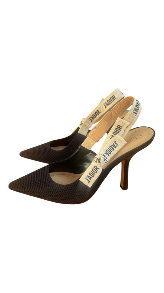 J'Adior Technical Fabric Slingback Pumps - Size 37