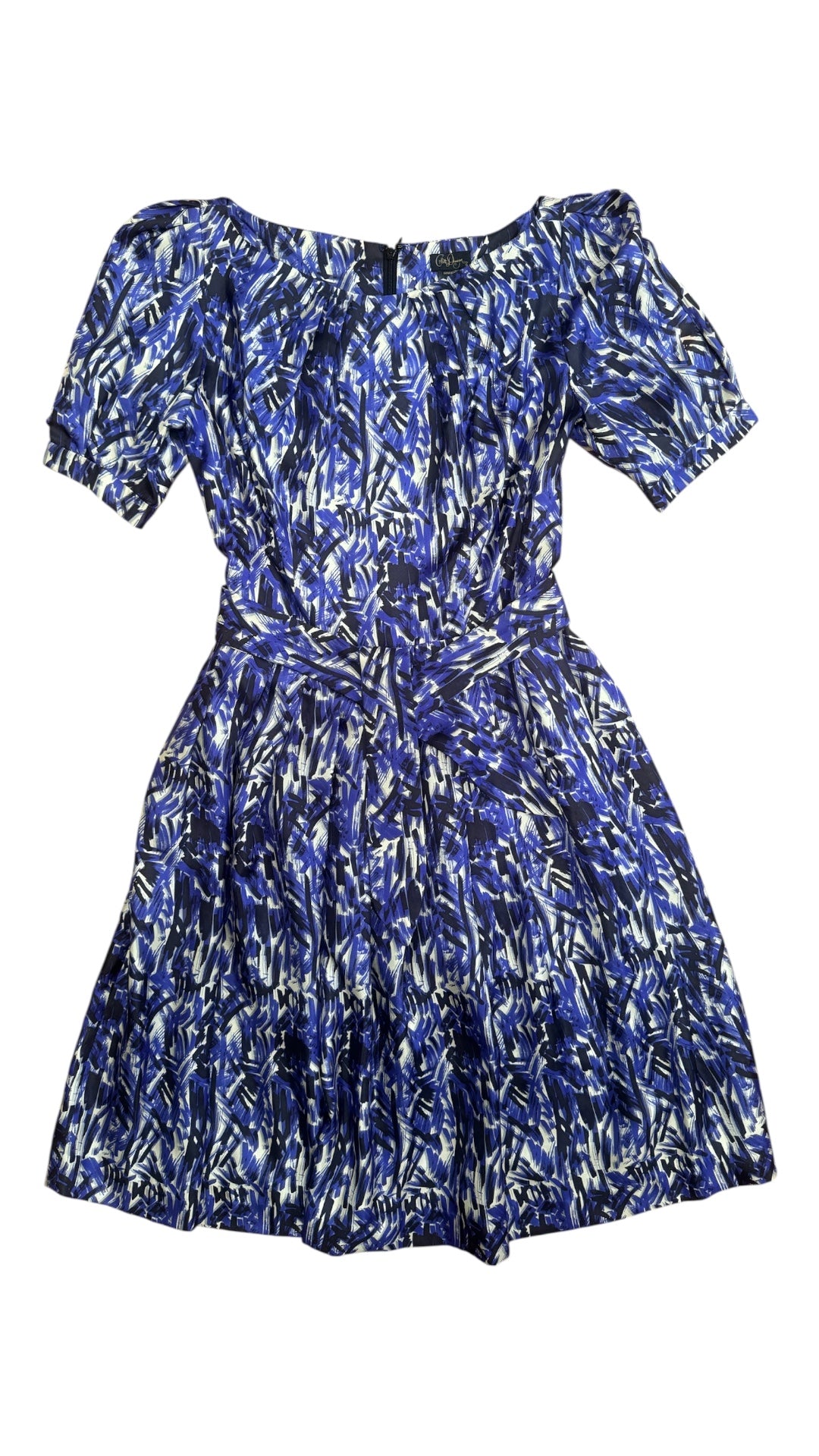 Collette Dinnigan 100% Silk Print Dress - Size S