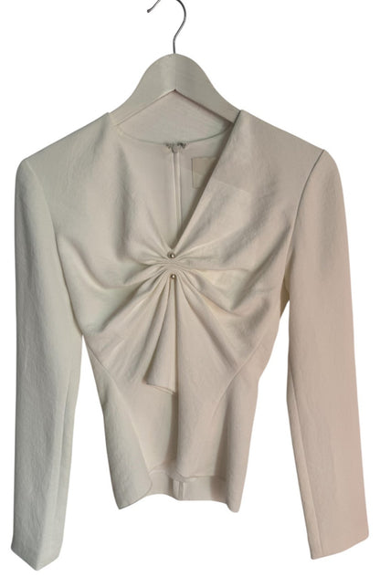 Dion Lee V Neck Pierced Blouse - Size 6